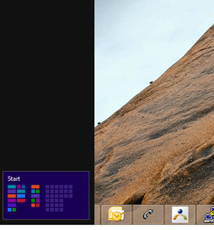 Windows 8 Desktop, Start Button